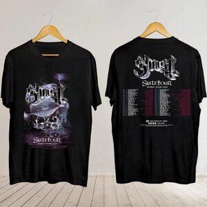 Ghost Band Skeletour 2025 Shirt World Tour Dates Tee Unisex Rock Band Shirt 79